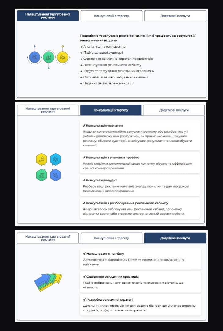 Інтерактивний блок послуг